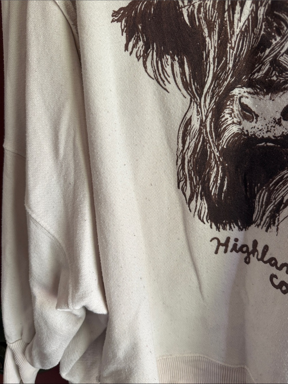We The Free Highland Cow Sweatshirt - Picture 2 of 2